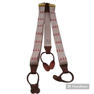 Makers Mark Suspenders Novelty Distillery Accessory Kentucky Whiskey Fun Gift